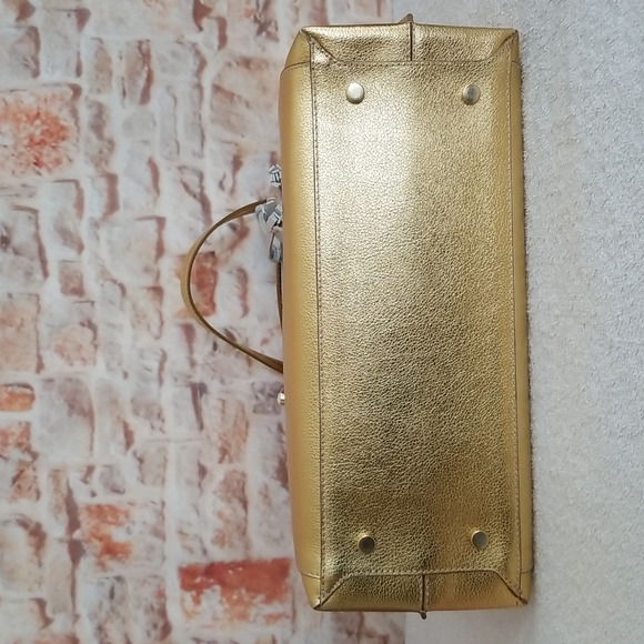 ❣HP❣New Sophia Webster Hola Metallic Shopper Tote Bag - Picture 9 of 13